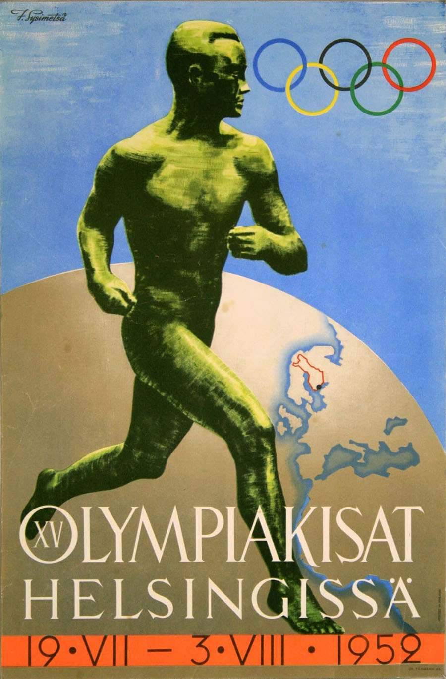 XV OLYMPIA HELSINKI 1952